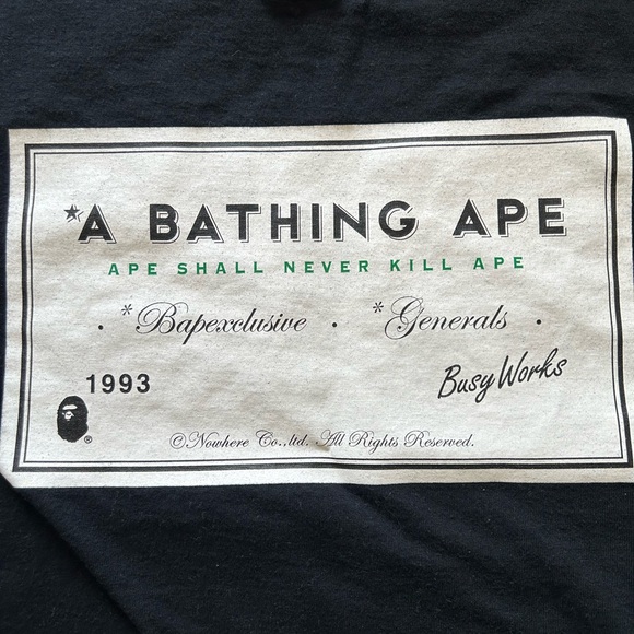A Bathing Ape Women’s Tee Small - Picture 3 of 7